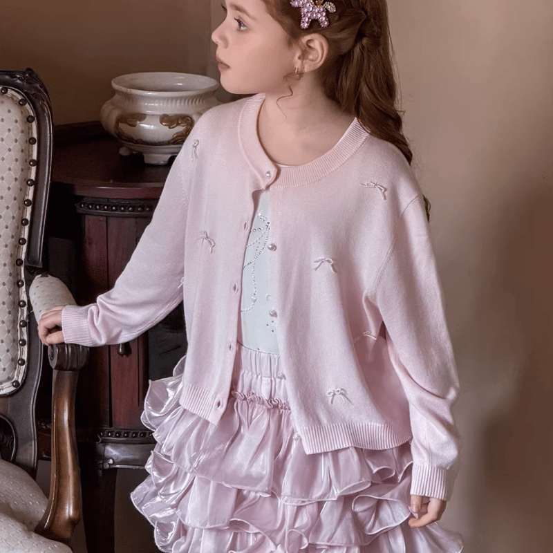 予約] Ballet Ribbon T-shirt/ little time | Mimiel