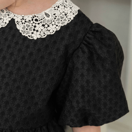 [即納] Nua lace dress /moitoinous   ( 110, 120_size のみ）