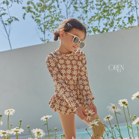 [予約] Solea Fleur Rash guard / OREN by Hibyebebe