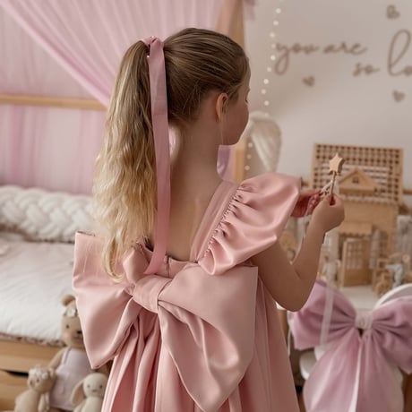 【予約】Blush Grace Dress/ nelia wears