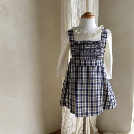[即納] Roa pleated One-piece / MON PETIT BEBE(BeigeS のみ)