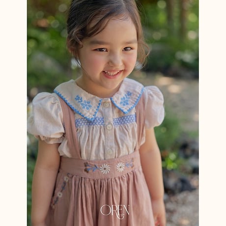 [予約] Serene smoke blouse/ OREN by Hibyebebe