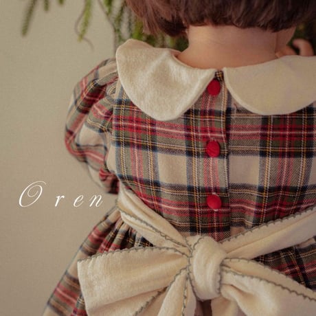 [即納] Noelia Check Suit / OREN by Hibyebebe (pink S sizeのみ)