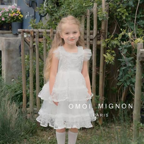 [予約]  White Garden Tulle Dress / omoi mignon