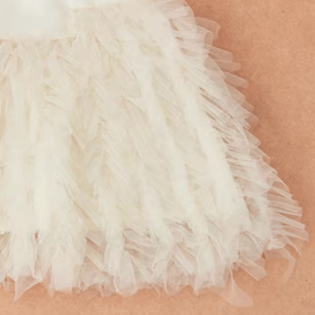 [予約] Cream Puff Tulle Dress