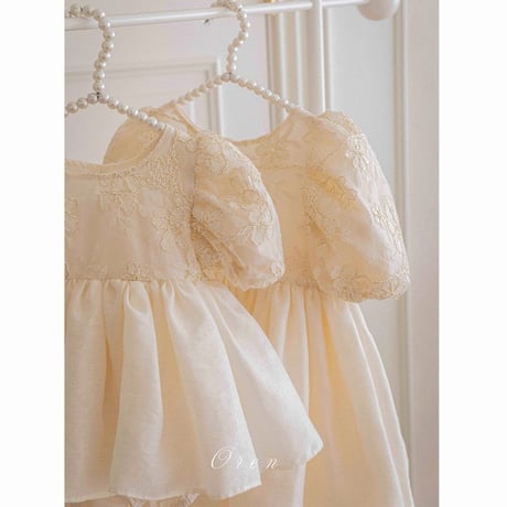 [即納] Eta Bling Dress (kids)/ OREN by Hibyebebe （XL_sizeのみ)