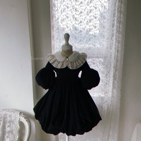 [即納] Elizabeth Christmas dress_Black / Eugenie Candys （M, L _ size のみ）