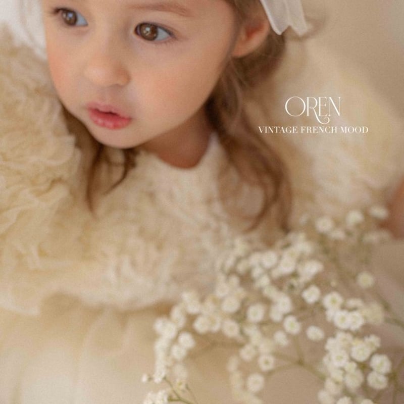 予約] Blooming rose pearl dress / OREN by Hibyeb