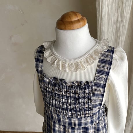[即納] Roa pleated One-piece / MON PETIT BEBE(BeigeS のみ)