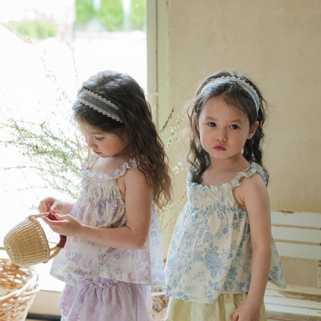 [即納] Amant blouse/ Puella FLO (blue90, 100_のみ)