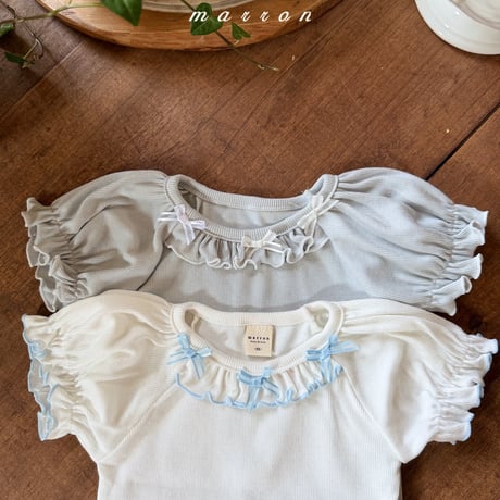 [予約] mimi t-shirt /marron
