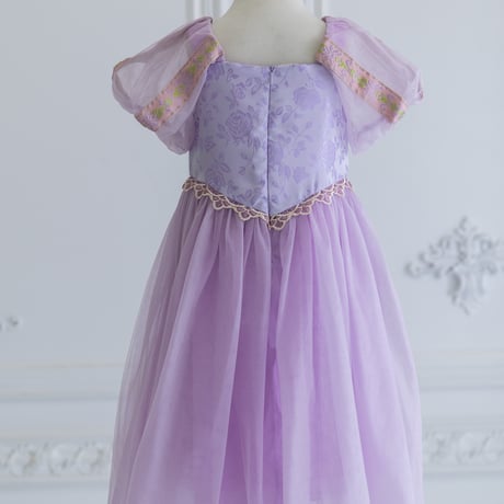 [予約] Lavender Shine Princess Dress (Short, Long)+ tiara & stick set