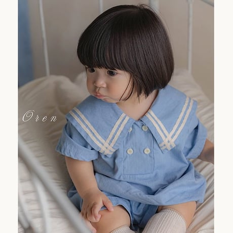 [予約] Mare Sailor Suit (Bebe) / OREN by Hibyebebe