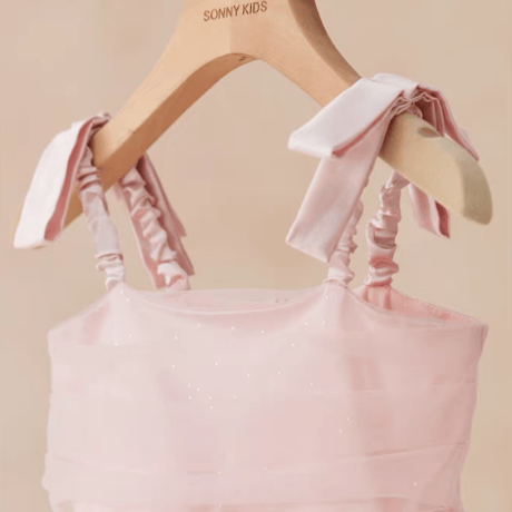 [予約] Pink Blush Tulle Dress