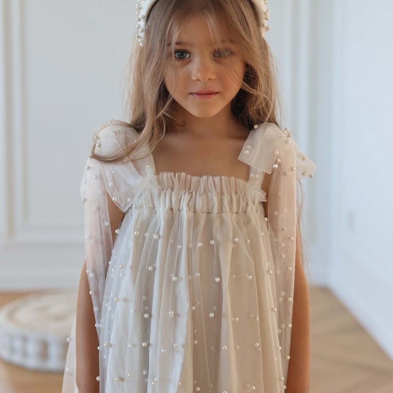 美品Pearl Girl Dress /nelia wears 予約】Pearl Girl Dress /nelia wears | Mimiel
