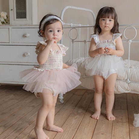 [予約] Flora Tulle Swimwear (Kids) / OREN by Hibyebebe