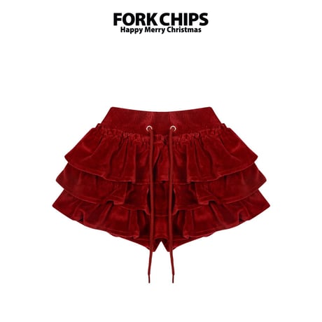 [即納] Mink ball cancan skirt / FORK CHIPS (Lsize_のみ)