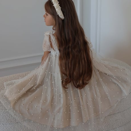 【予約】Pearl Girl Dress /nelia wears