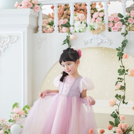 [即納] princess pink forest dress  (100 size のみ)