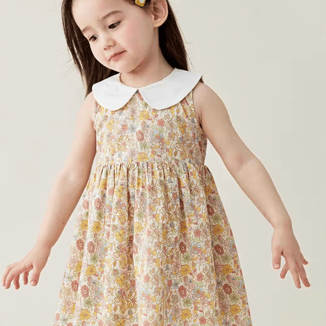 [予約] Petite Fleur Collar Dress
