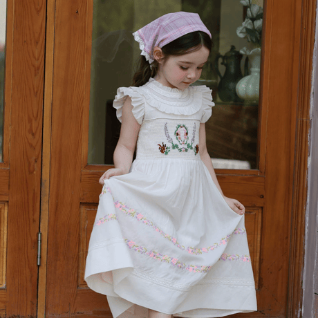 [予約] Heirloom Embroidery Dress