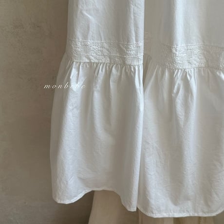 [予約] Rose Square Neck ops (Adult) / Monbebe