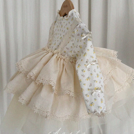 [即納]  Camellia Dress / Aosta （　Ivory XL＿のみ）