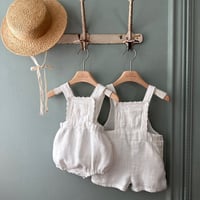 [予約] Pure Linen Kids Suspenders / Monbebe