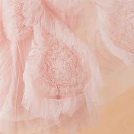 [予約] Pink Fluffy Tulle Dress