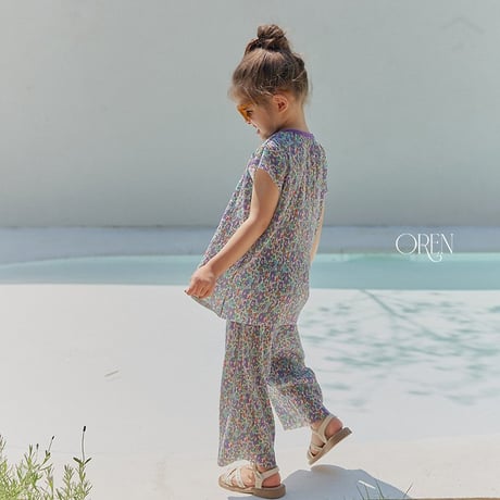 [予約] Rosie pleated Setup / OREN by Hibyebebe