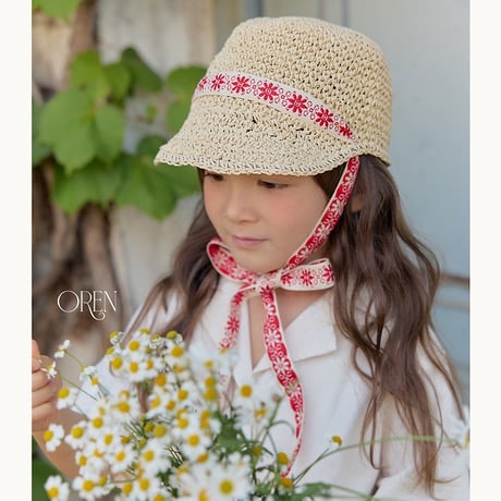 [予約] Rosier string cap / OREN by Hibyebebe