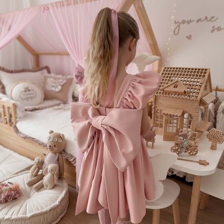 【予約】Blush Grace Dress/ nelia wears