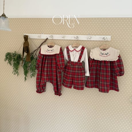 [予約] Eve Check Suit/ OREN by Hibyebebe