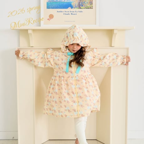 [予約] Floral Raincoat/ Mini Recipe