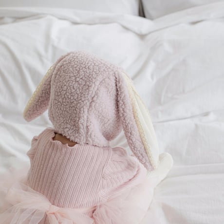 [即納] Rabbit Dumble Hat/M.kids(Cream のみ)