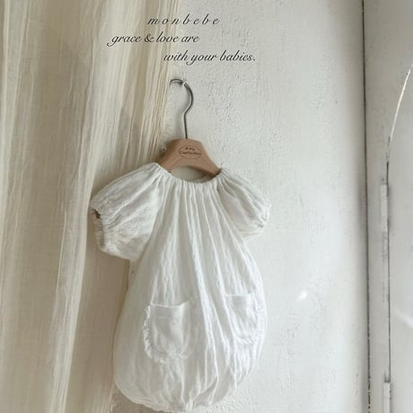 [予約] Knit balloon suit / Monbebe