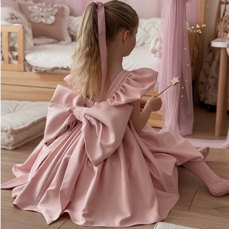 【予約】Blush Grace Dress/ nelia wears