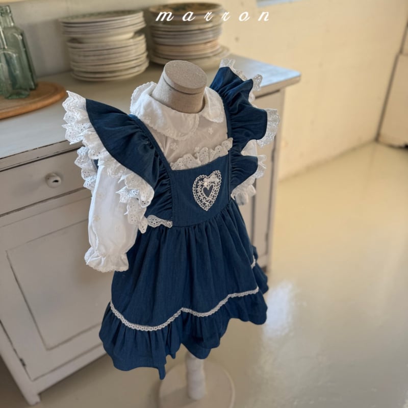 予約] Heart One-Piece / marron | Mimiel