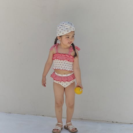 [予約] Rochelle Cherry Swimming Hat / OREN by Hibyebebe