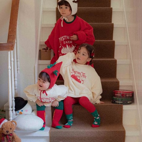 [予約] Christmas fleece MTM (Mom/Daddy) / OREN by Hibyebebe