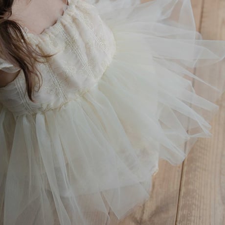 [予約] Shiny Sha dress (kids)/ OREN by Hibyebebe