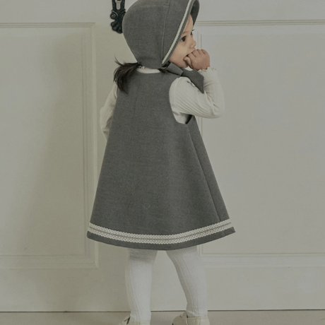 [即納]Lienne hat /Little Tini(khaki_のみ)