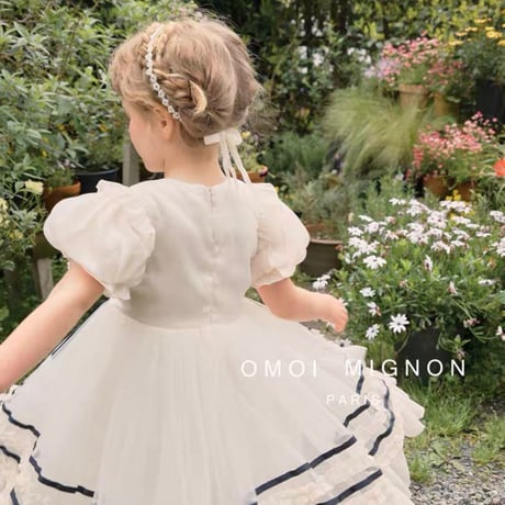 [予約]  Petite French Ribbon Dress / omoi mignon