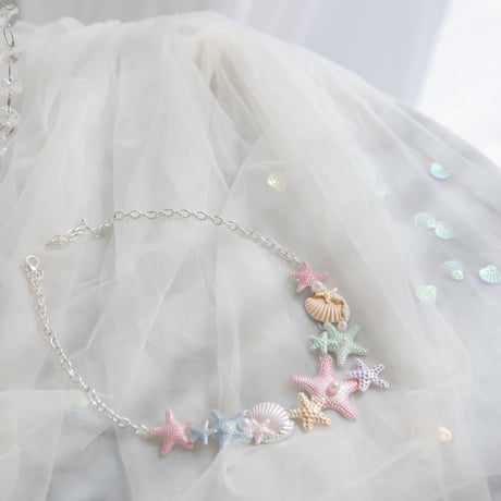 [予約] Pastel Shell Necklace