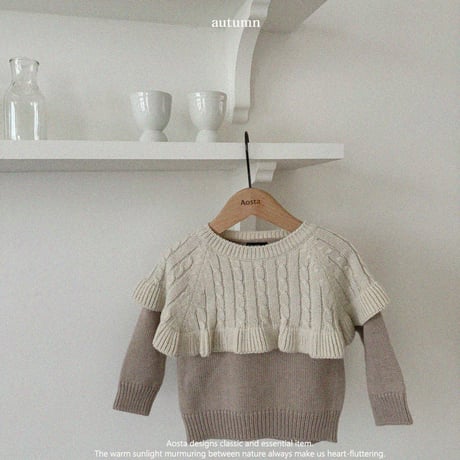 [即納] knit cape-T/Aosta (black M_のみ)