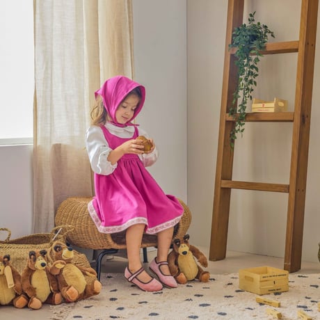 [予約] Masha Dress Set (Dress + Scarf)/ Mini Recipe