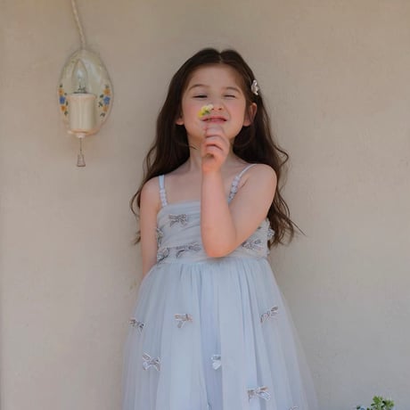 [予約] maison blue ribbon dress