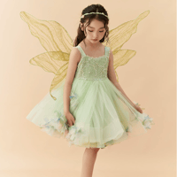 [予約] Mint Blossom Beaded Dress(+Wings)