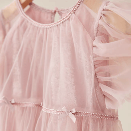 [予約] Powder Pink Tulle Dress