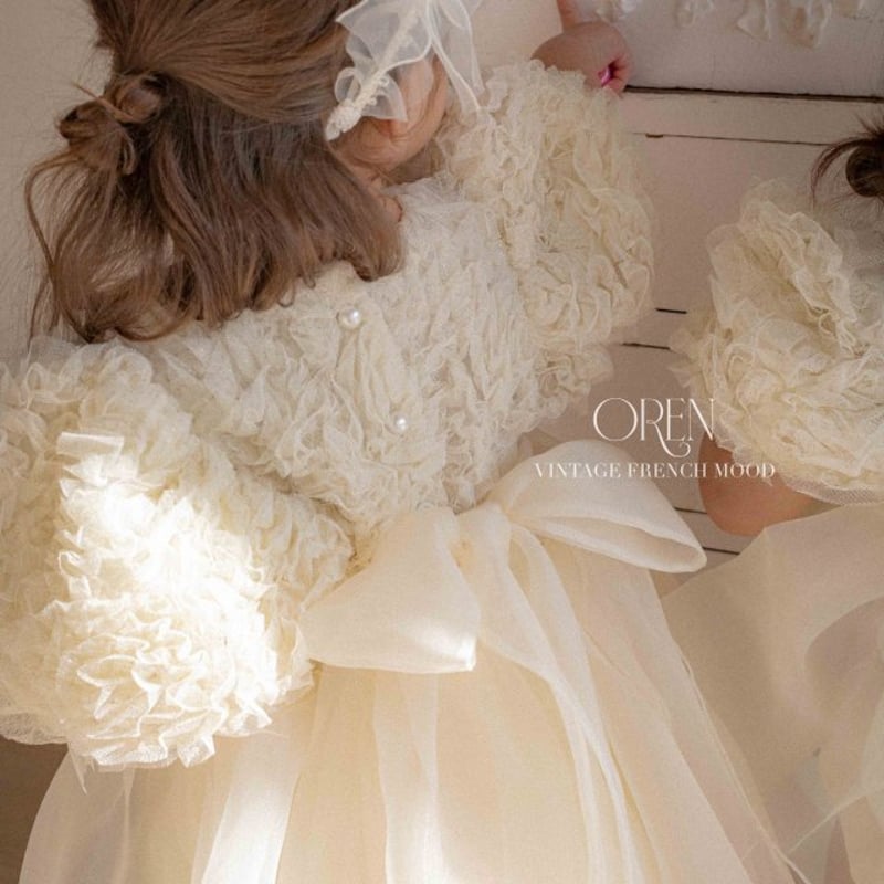 予約] Blooming rose pearl suit / OREN by Hibyebe